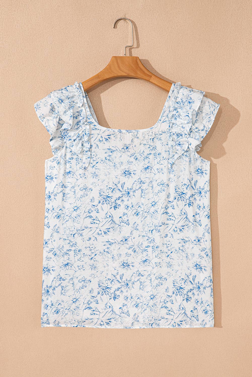 Ruffled Sleeve Blouse