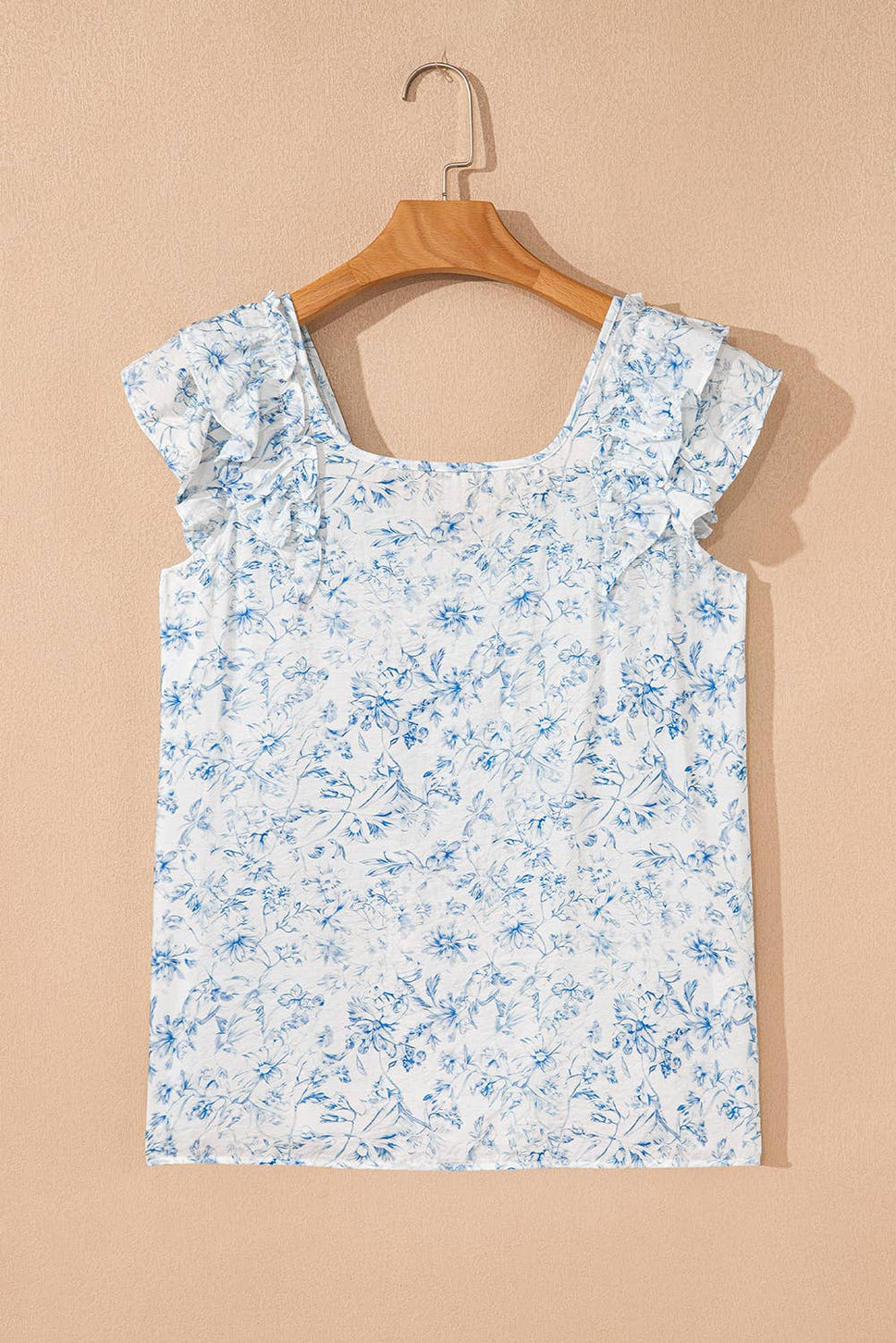 Ruffled Sleeve Blouse