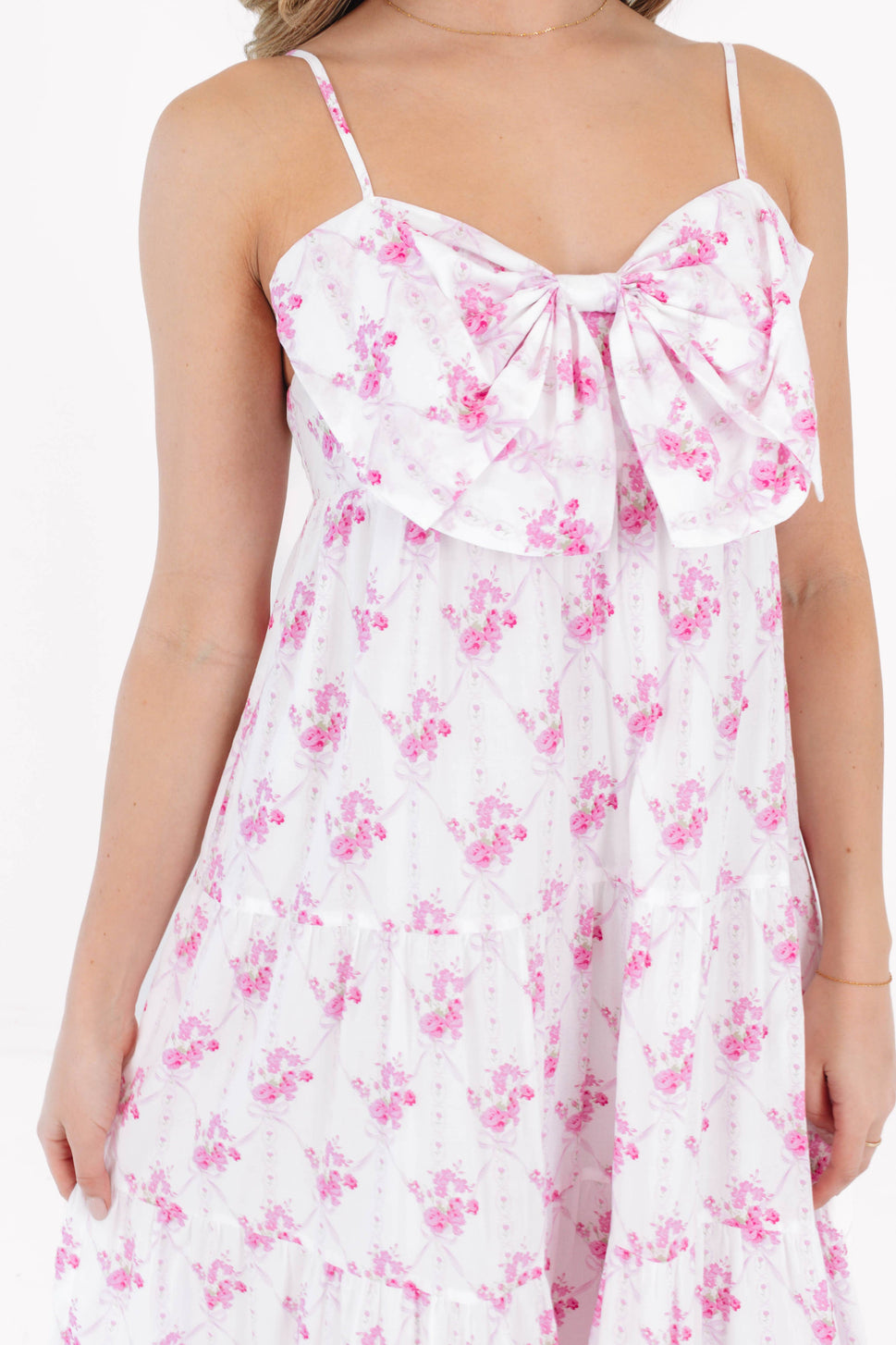 *The Hallie Bow Midi Dress - A-line