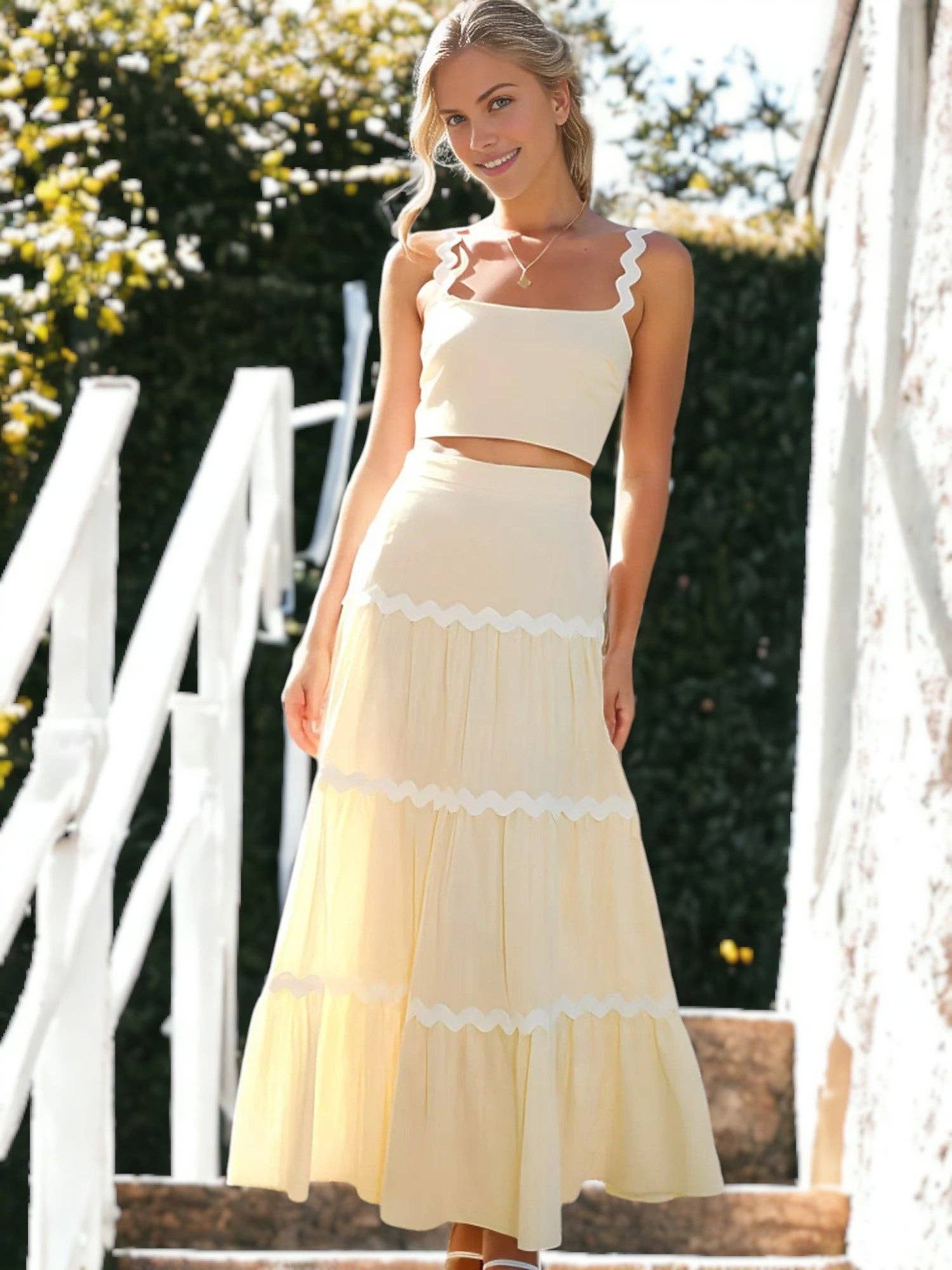 Croptop & Skirt Set