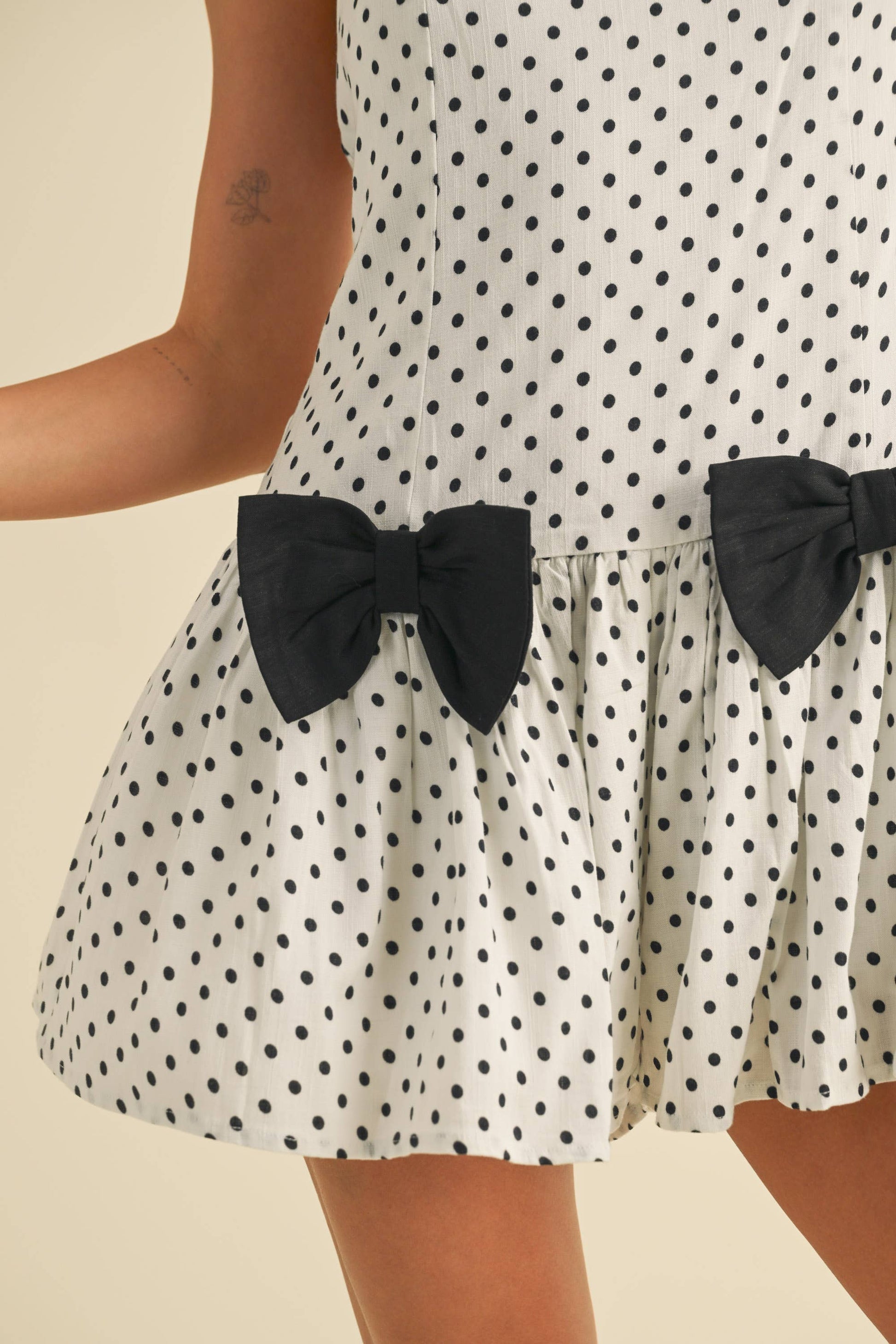 Polka Dot Halter Romper