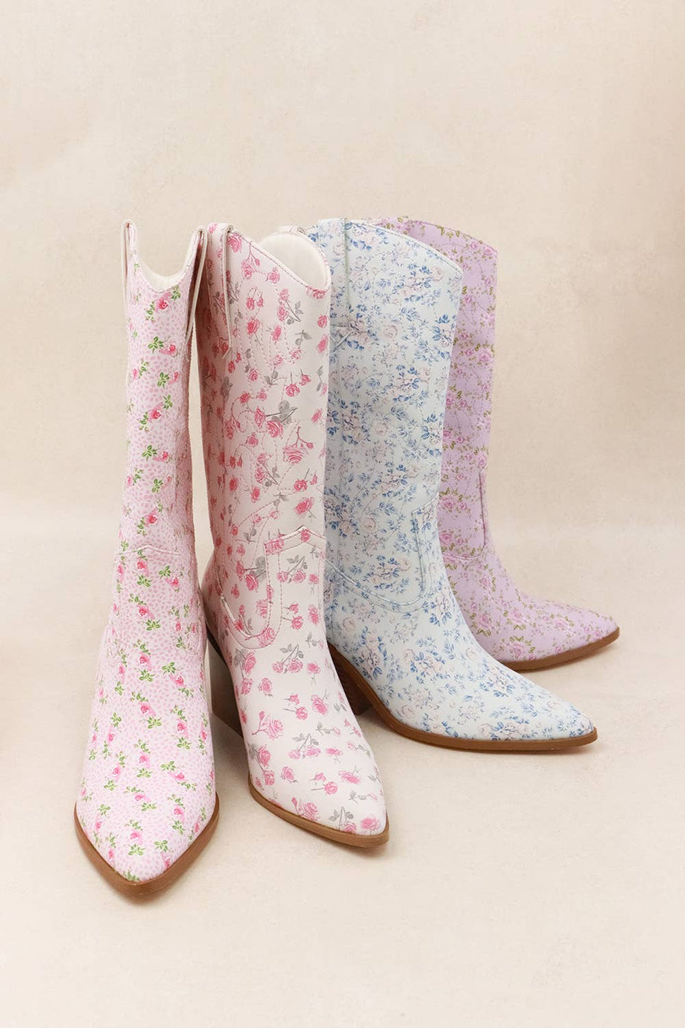 Western Floral Boots
