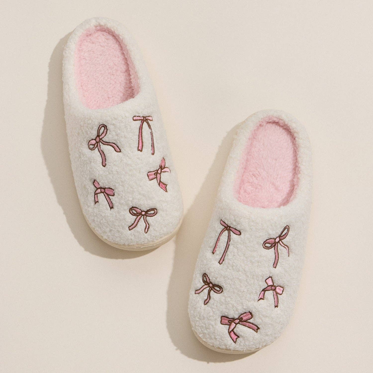 Cozy Bow Slippers