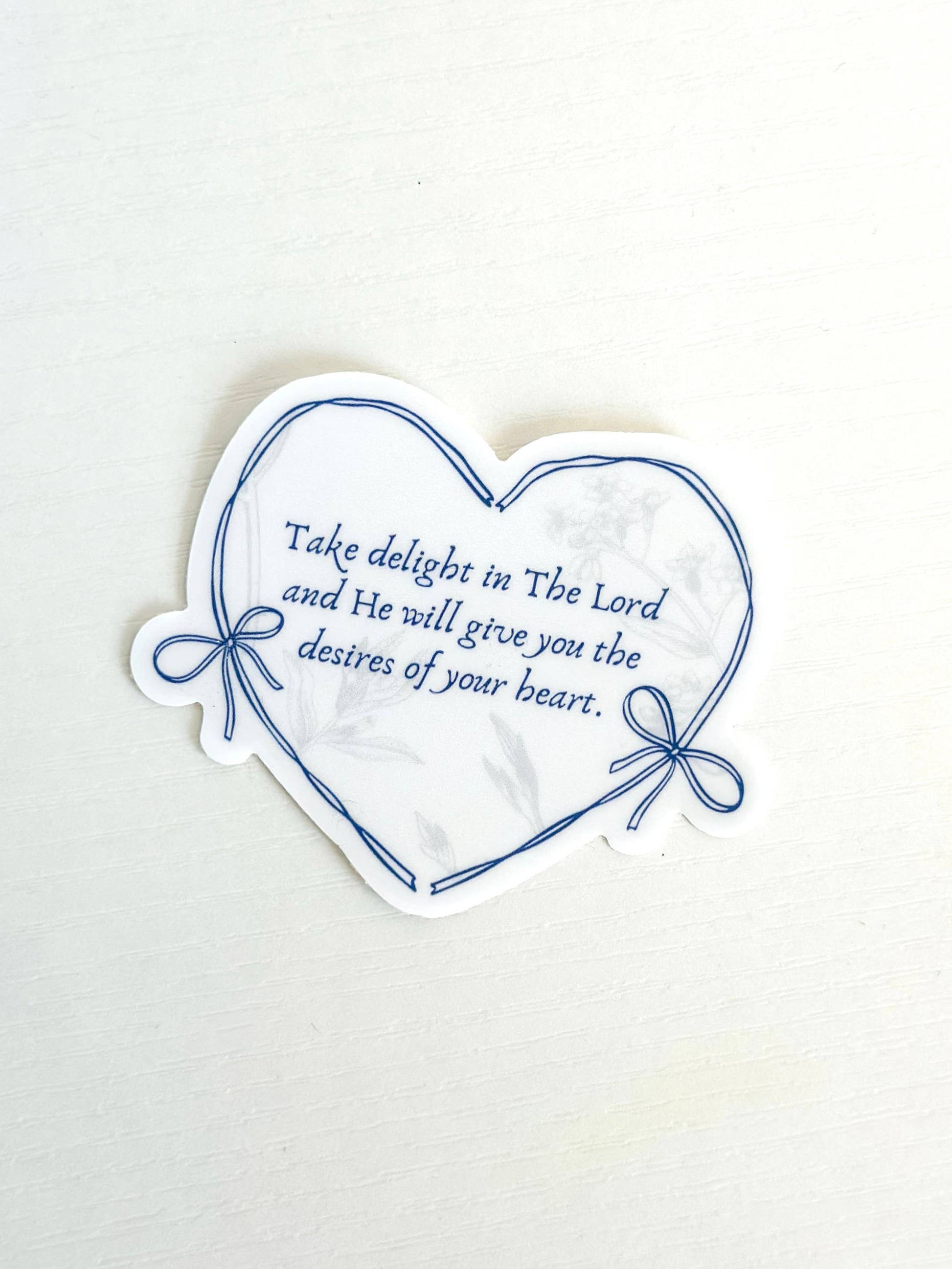 Psalm 37:4 Sticker