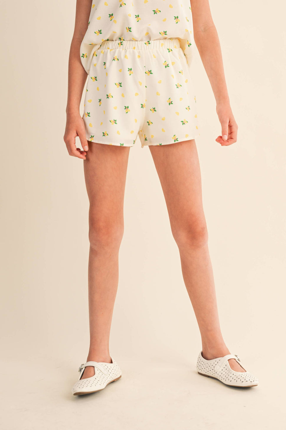 TWEEN KIDS GIRLS OFF SHOULDER SHORTS SET