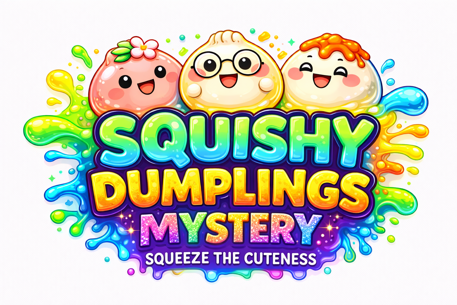Fun Doh Mystery Slow Rise Dumpling Squishy Toy – Mystery Steamer Bun Collectibles VIRAL