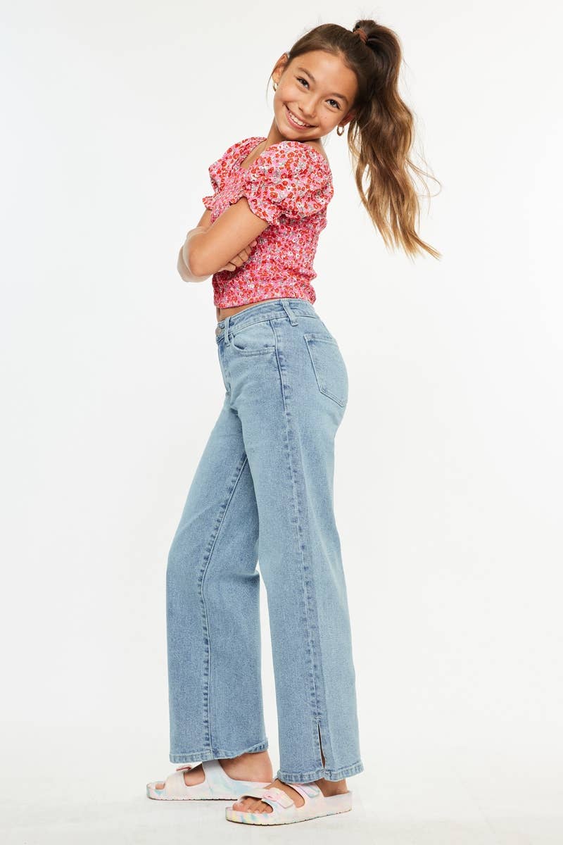 YOUTH HIGH RISE WIDE LEG-YC70069L