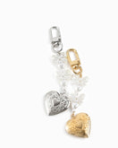 Switch Bow Pearl Heart Locket Bag Charm: Gold 3 image