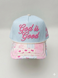 God Is Good Embroidered Hat – Adjustable Faith Hat