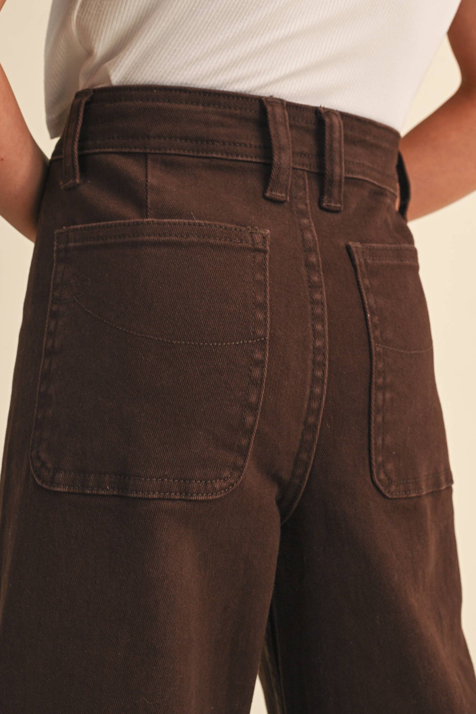 Tween Girls Wide Leg Denim Pants
