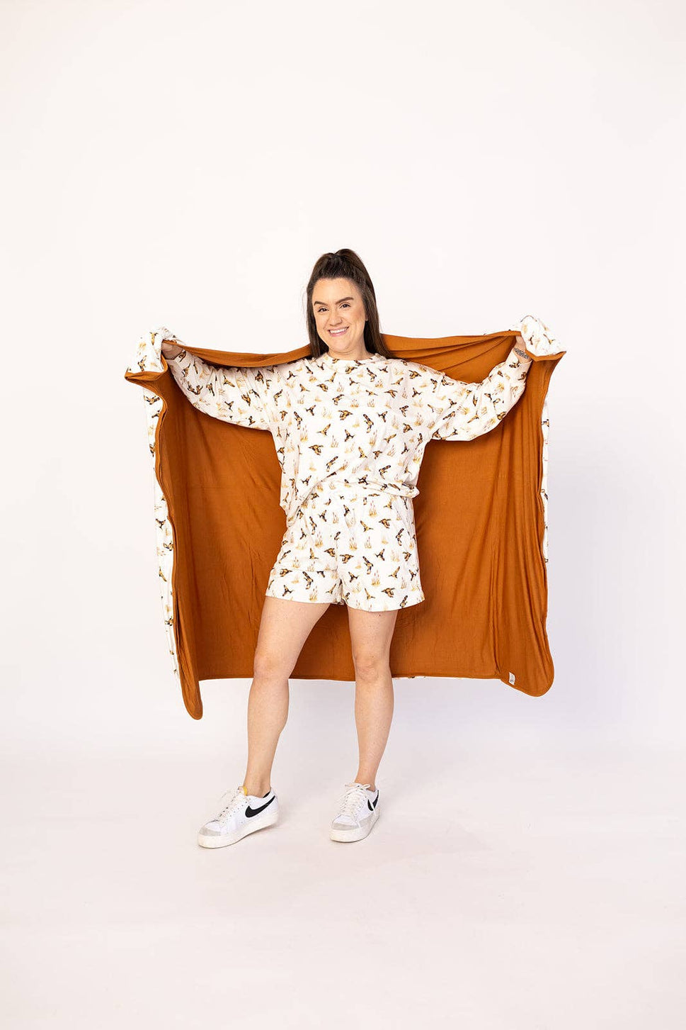 Ducks Bamboo Womens Sweatshirt Set - Top & Bottom