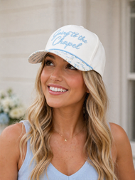 Bridal Statement Hats – Marriage Material & Going to the Chapel: Material