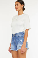 Switch denim mom shorts 3 image