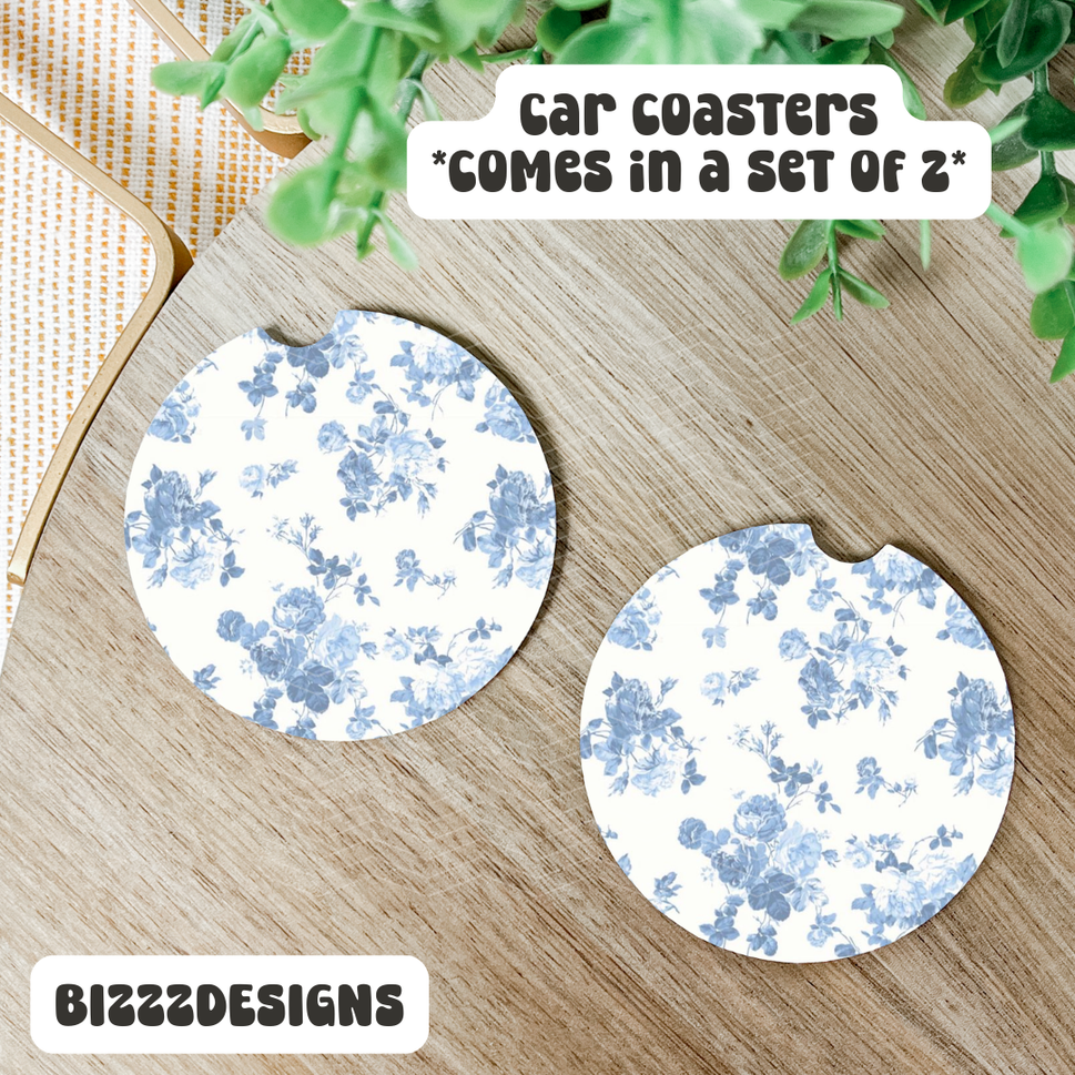 Coquette Trendy Car Coasters | Trendy Car Coasters Set of 5