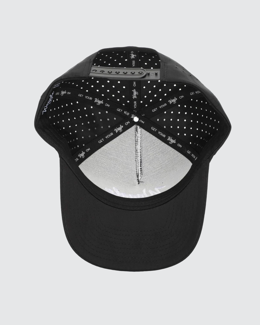 Waggle Brand Hat - Black: Black