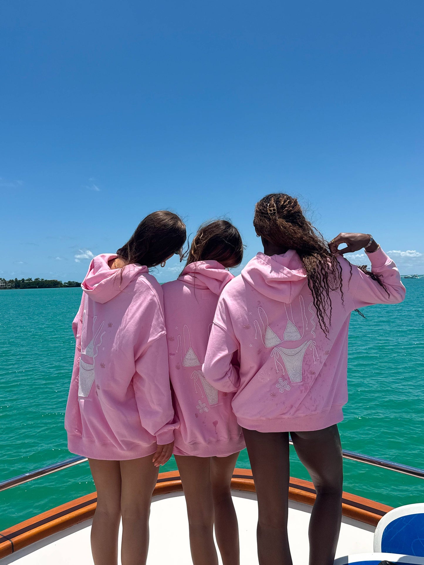 Lottie Bikini Beaded Ocean Hoodie