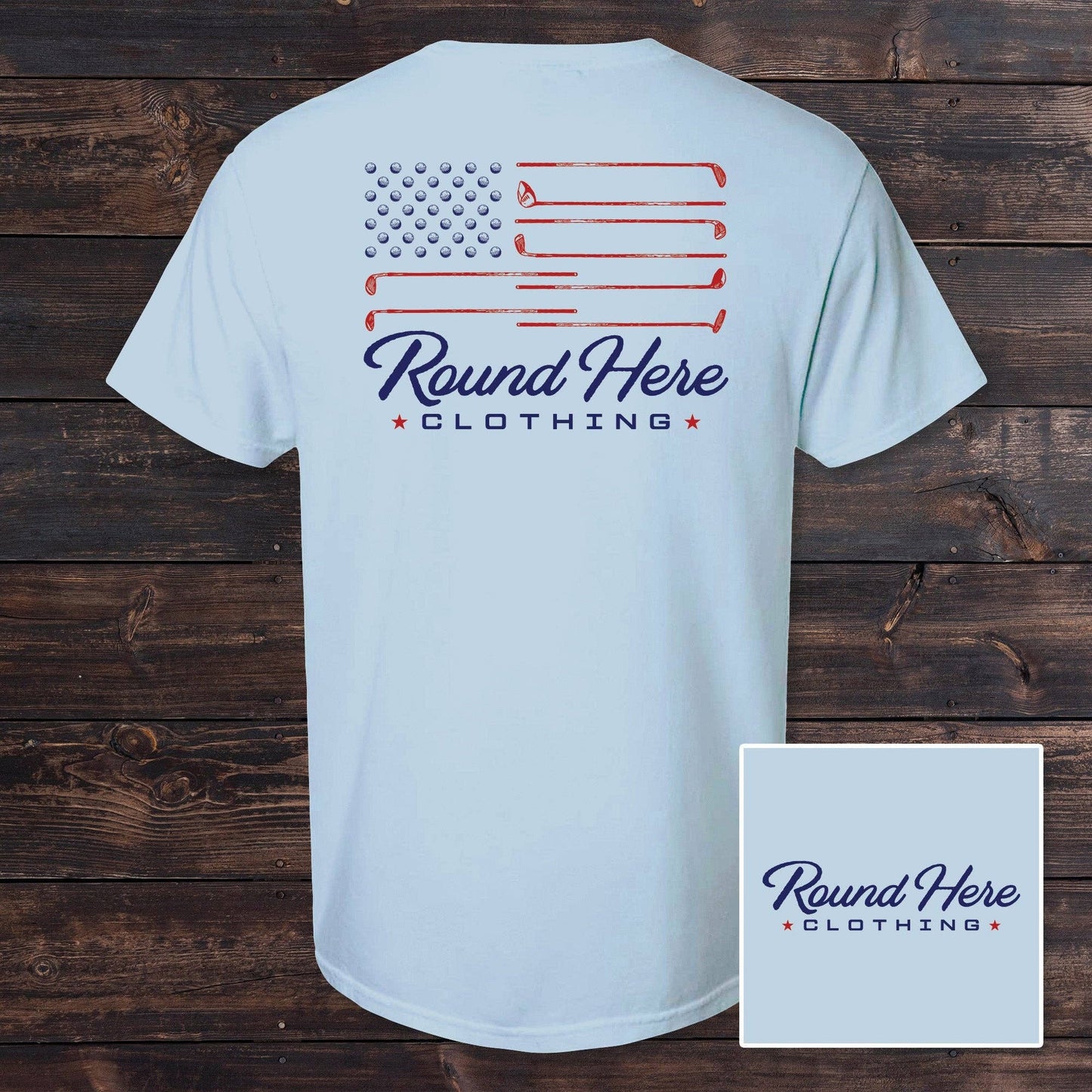 Round Here Clothing Golf Flag