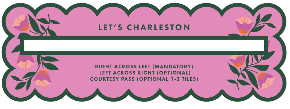 Mahjong Line Finder Tool for Standard and Large Size NMJL Cards - Pink: One Line Finder