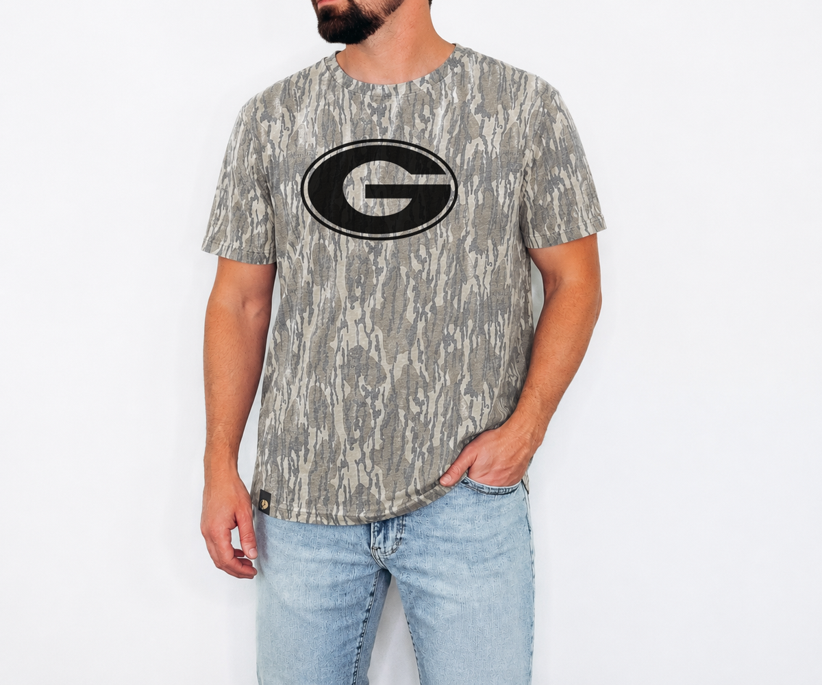 Mossy Oak Bottomland Camo UGA Tee