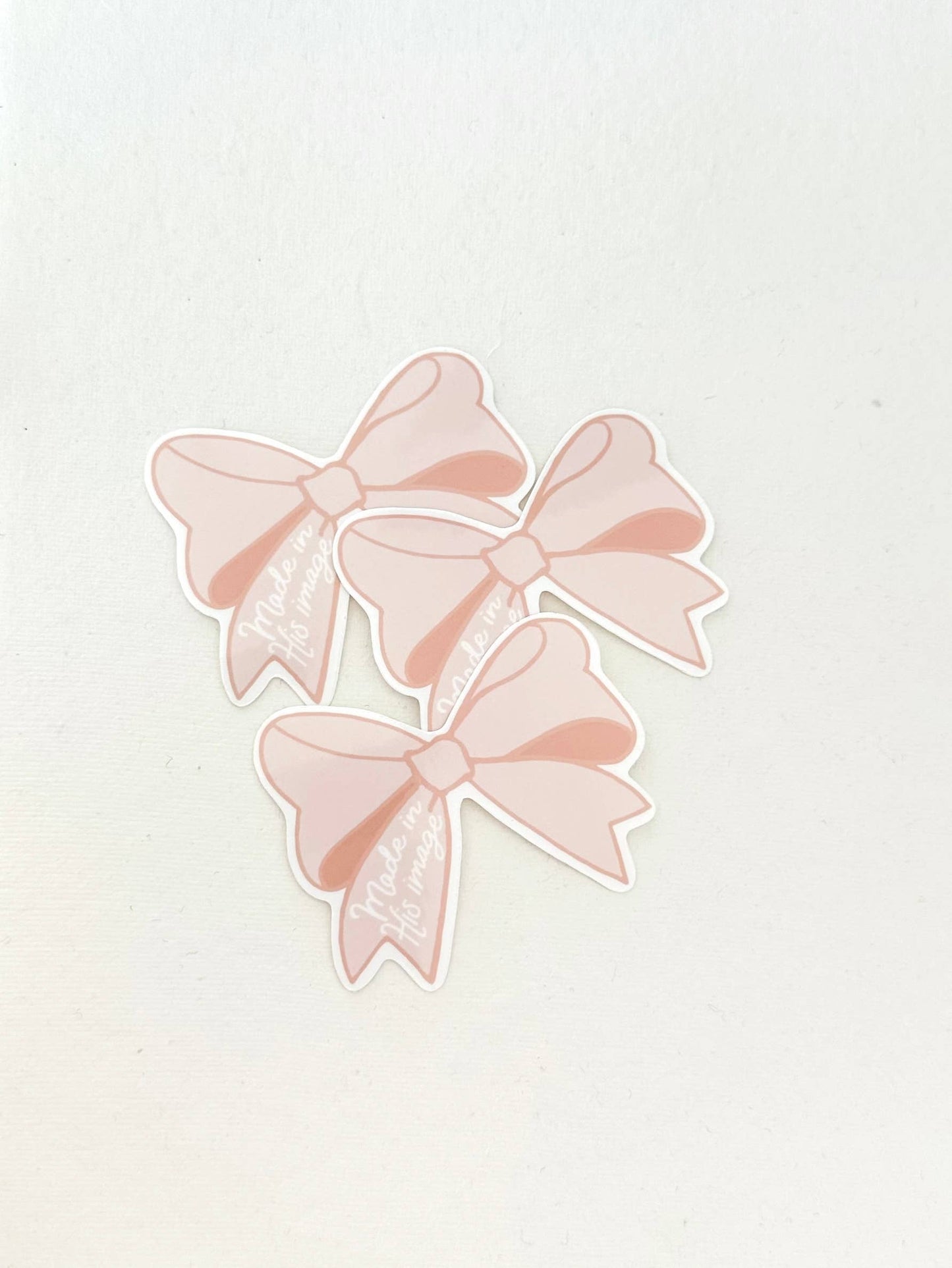 Bible Verse Bow Sticker