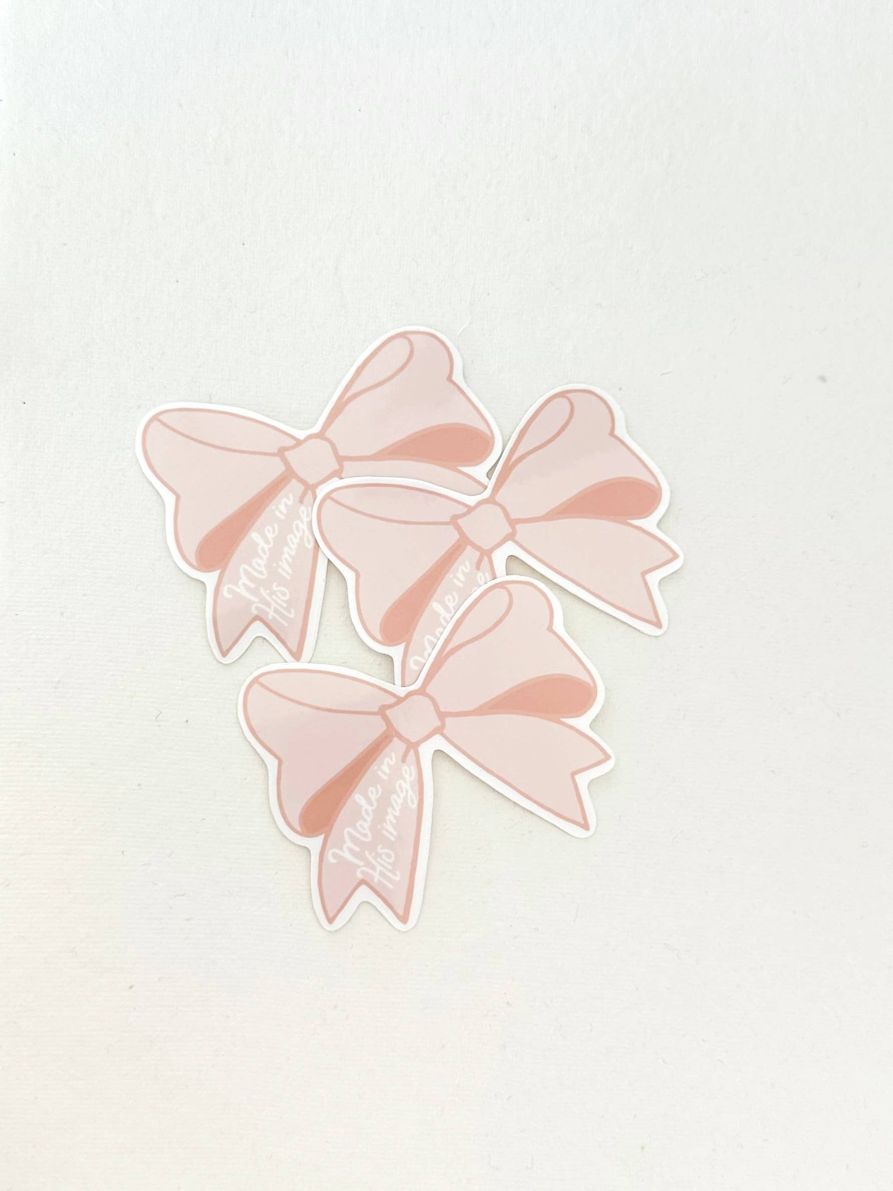 Bible Verse Bow Sticker