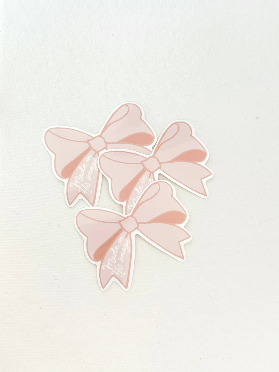 Bible Verse Bow Sticker