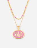 Switch Pink WWJD Necklace Set 2 image
