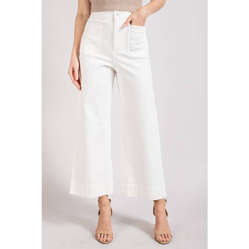 SOFT WASHED WIDE LEG PANTS