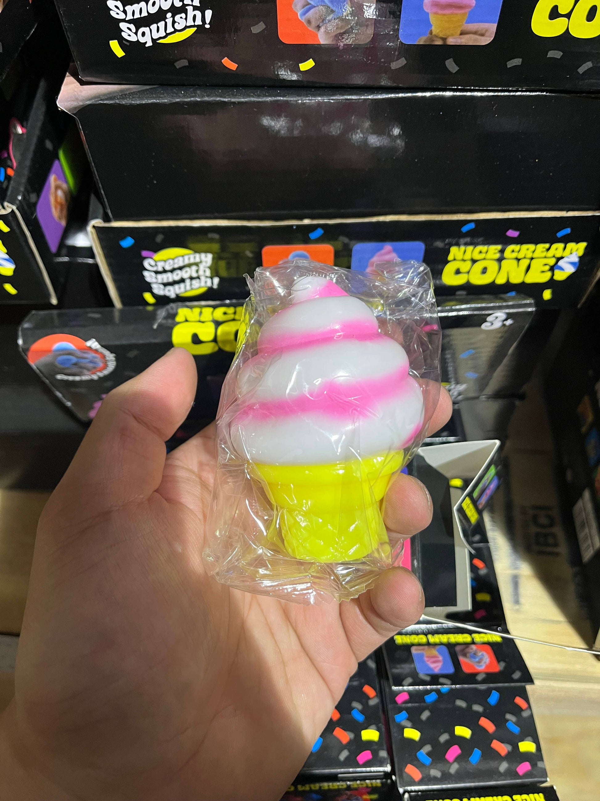 Sugar Squeeze Color Soft Serve Ice Cream Cone