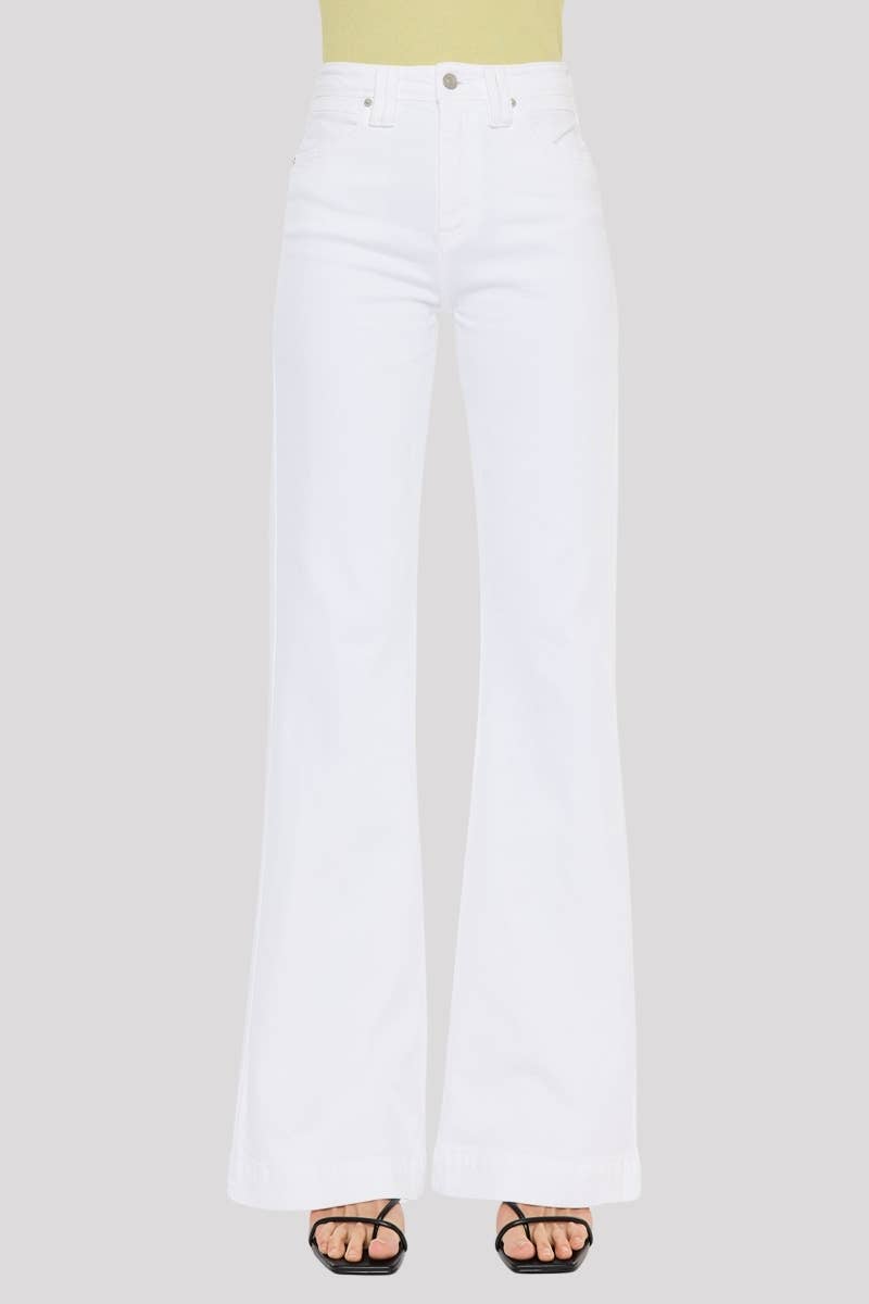 HIGH RISE WIDE FLARE JEANS