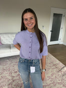 Switch Chic 3/4 Sleeve Button Down Sweater Cardigan 1 image
