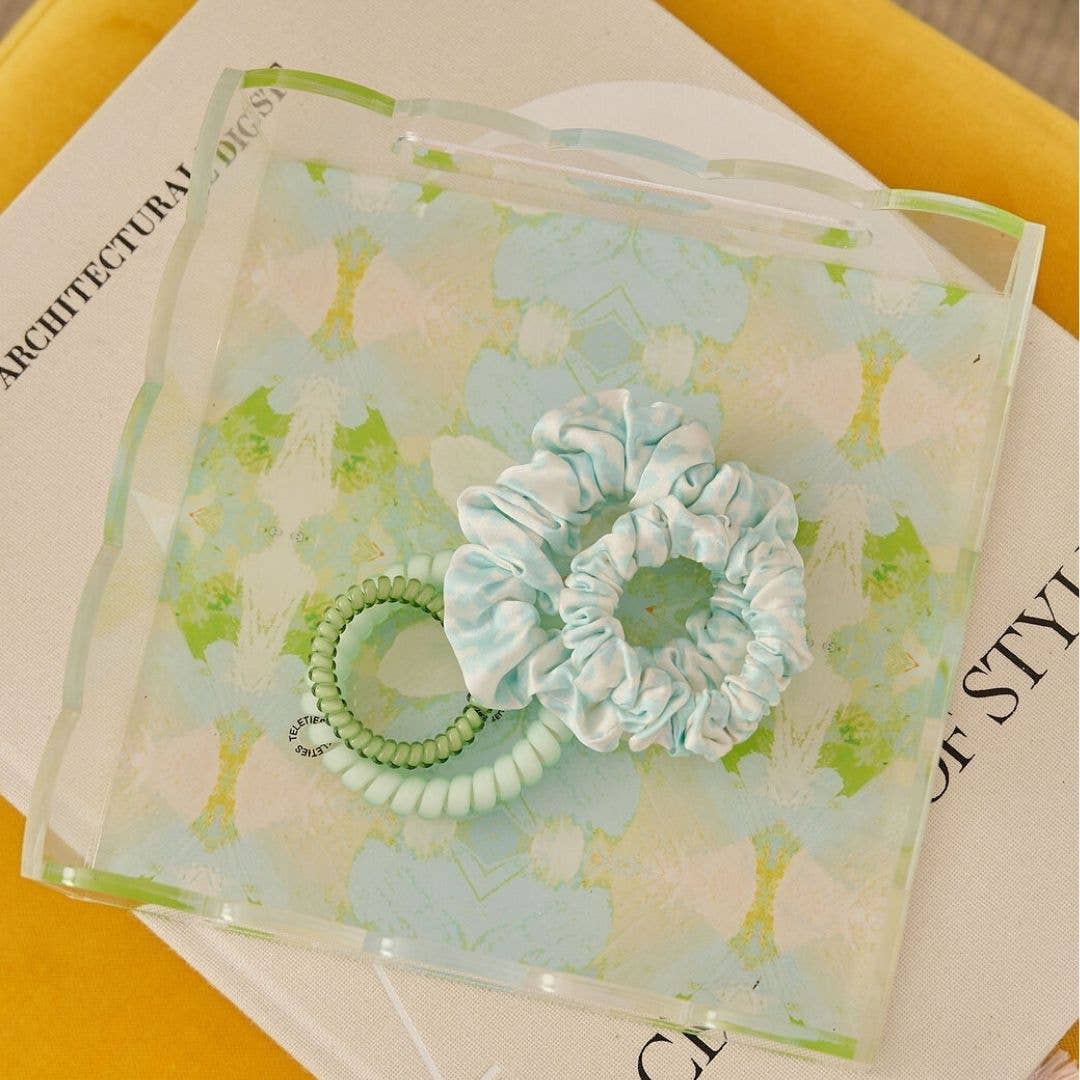 Laura Park Elephant Falls Scalloped Tray Small
