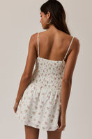 Switch FLORAL DRESS WITH SMOCKING BODICE 3 image