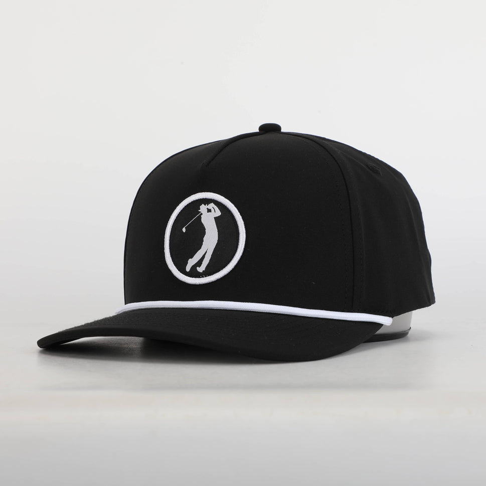 Circle Golfer Roped Hat: Green