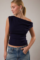 Switch Asymmetrical Neck Sweater Top 3 image