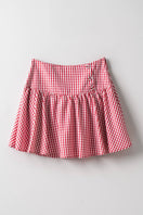 Switch Countryside Comfort Lined Mini Skirt: Red 2 image