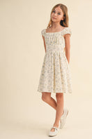 Switch TWEEN GIRLS KIDS RUCHED SHOULDER MINI DRESS 2 image