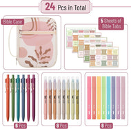 24 PCS Bible Journaling Kit