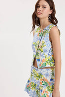 Switch BREEZY TROPICAL SLIT VEST TOP &amp; MINI SKORT SET 2 image