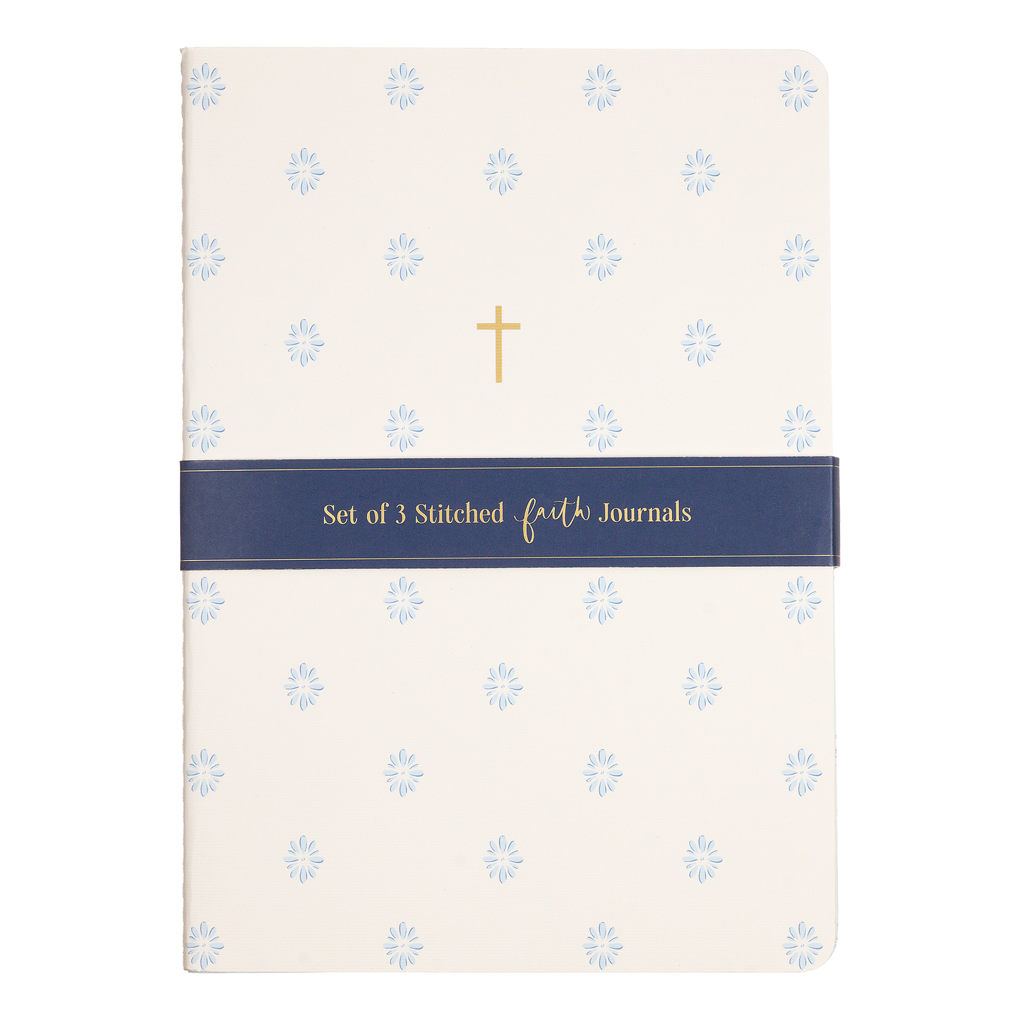 Faith Collection Journal Set/3 Light Blue Asst 6x8.5