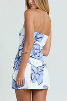 Switch Strapless Floral Casual Mini Dress 2 image