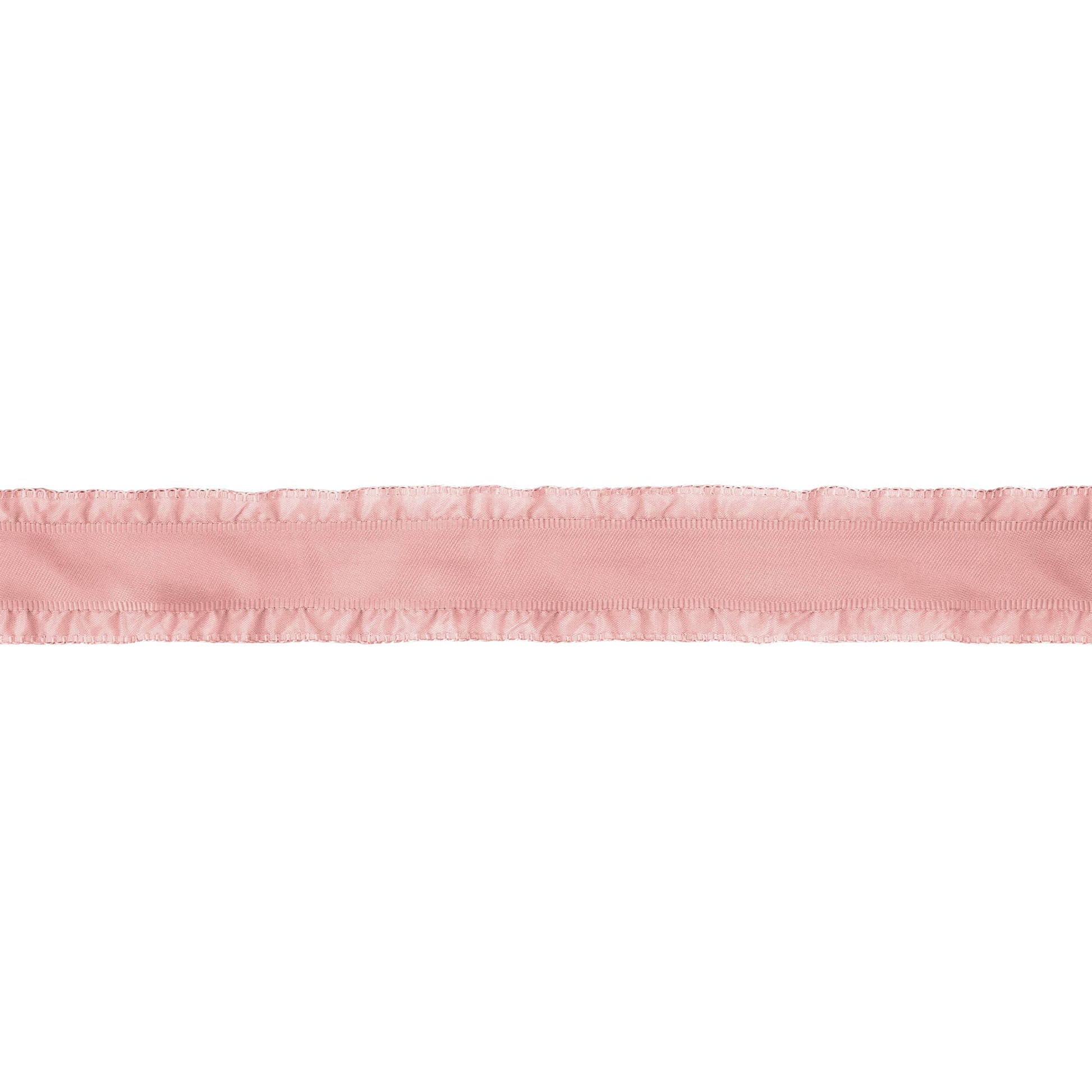 1 1/2" Ruffle Ribbon | Rose | 20 Yard Roll