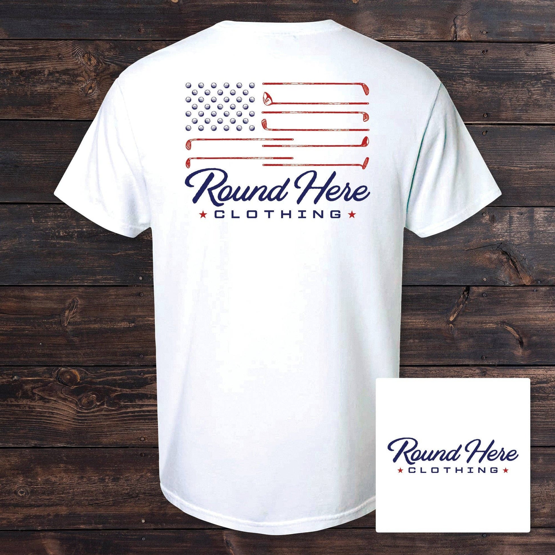 Round Here Clothing Golf Flag