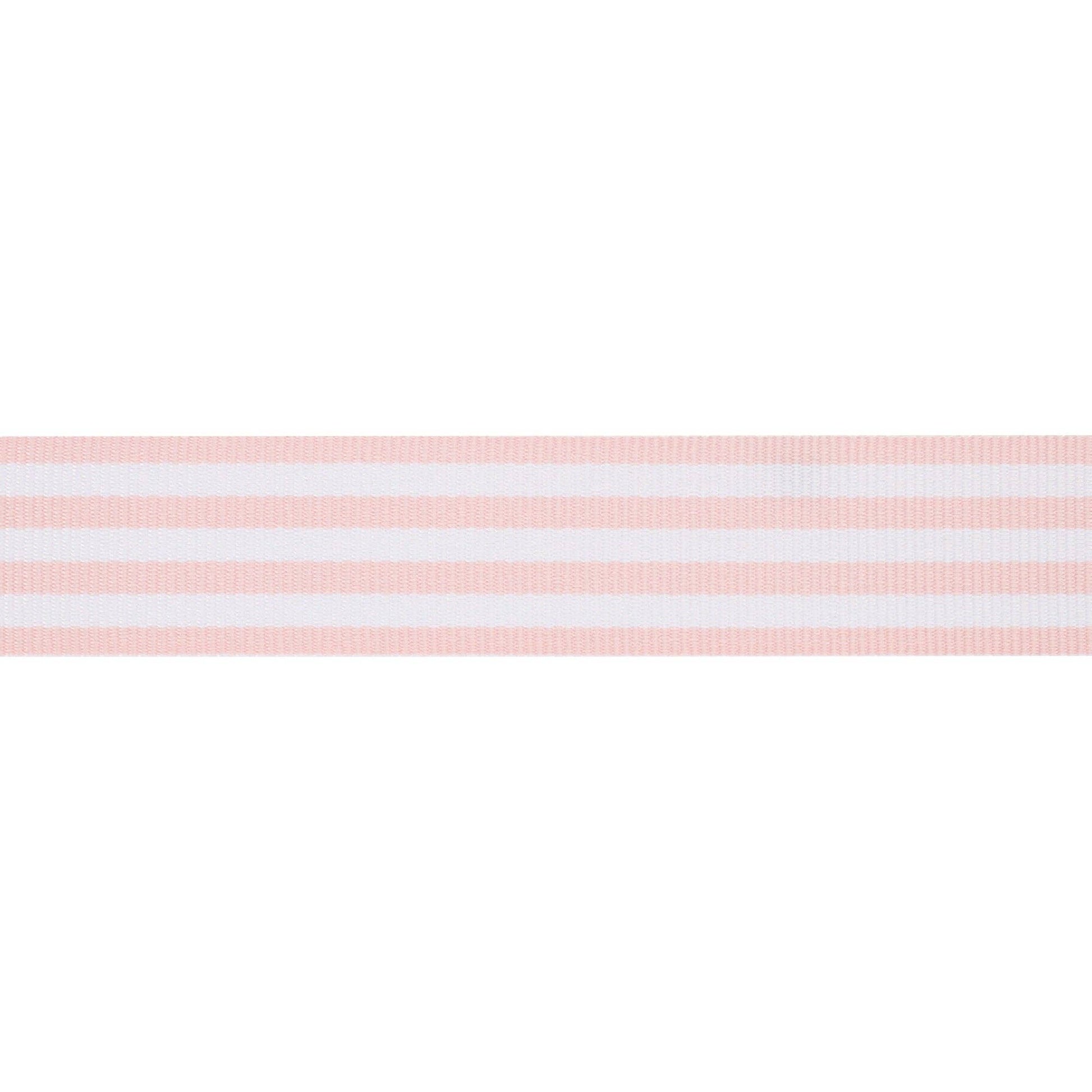 1" Striped Ribbon | 100 Yard Roll: Red