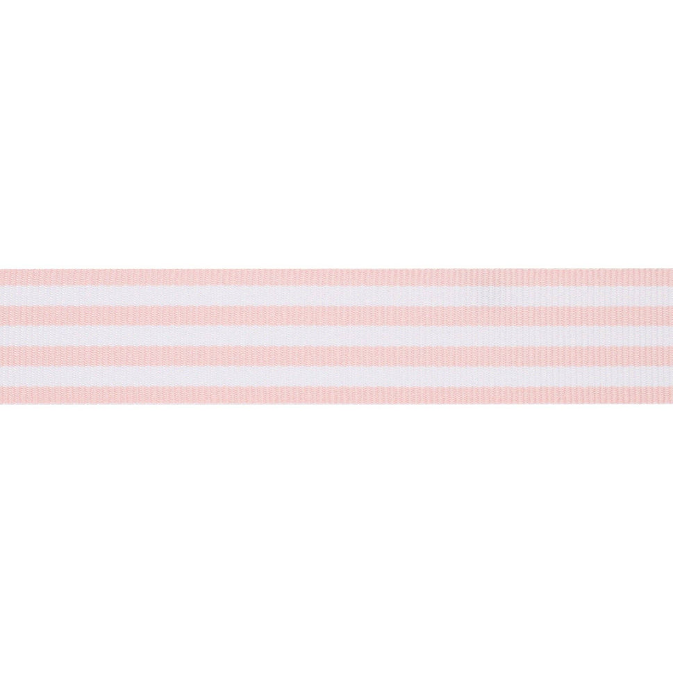 1" Striped Ribbon | 100 Yard Roll: Red