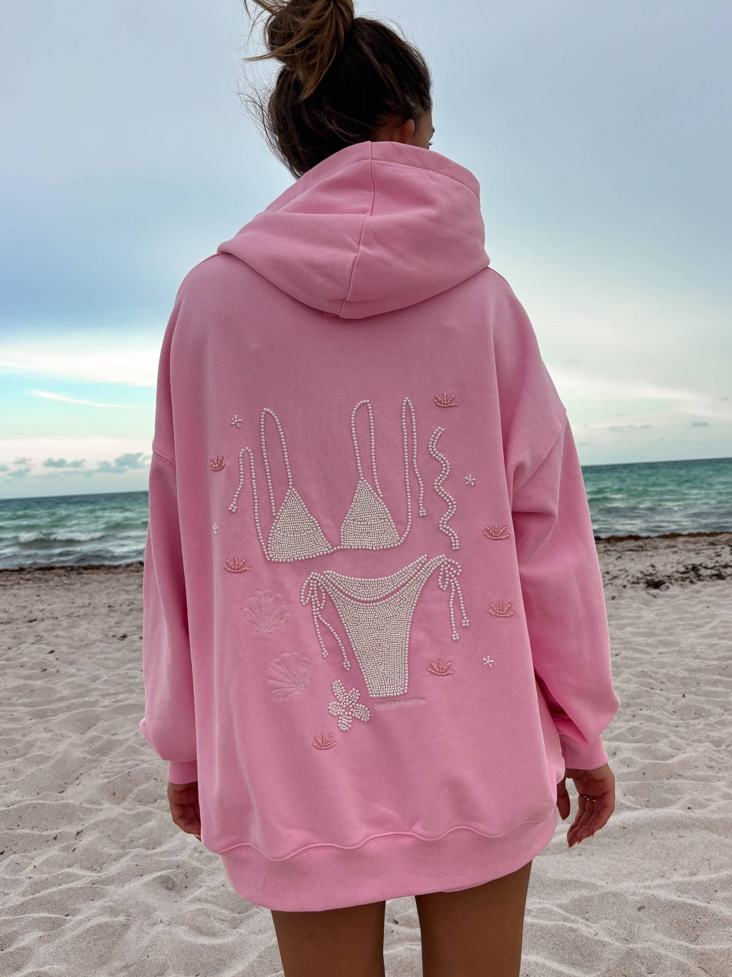 Lottie Bikini Beaded Ocean Hoodie