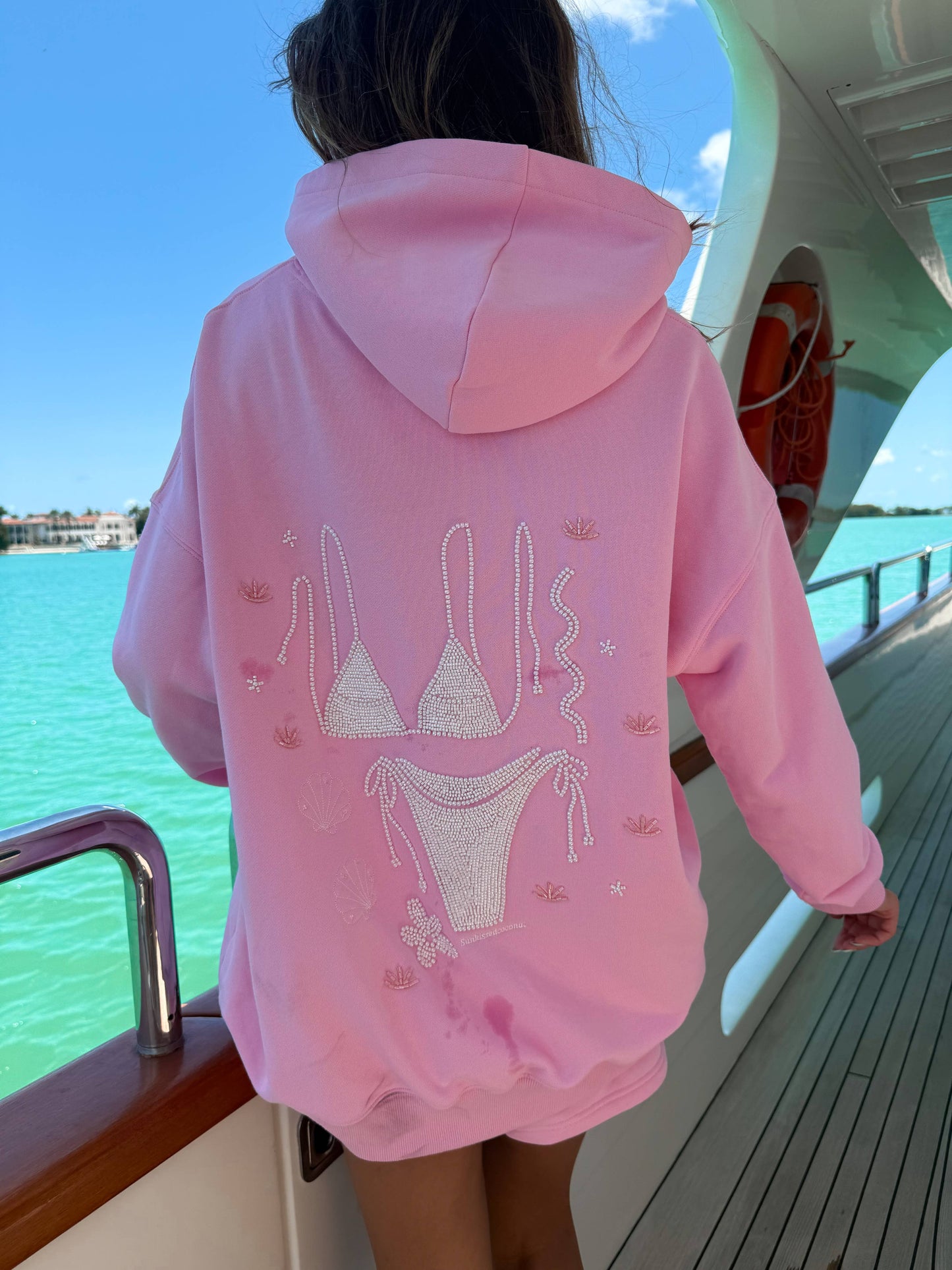 Lottie Bikini Beaded Ocean Hoodie