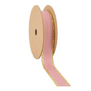 Switch 1" Textured Grosgrain Ribbon | Gold Metallic Fringe Quartz | 25 Yard Roll 3 image