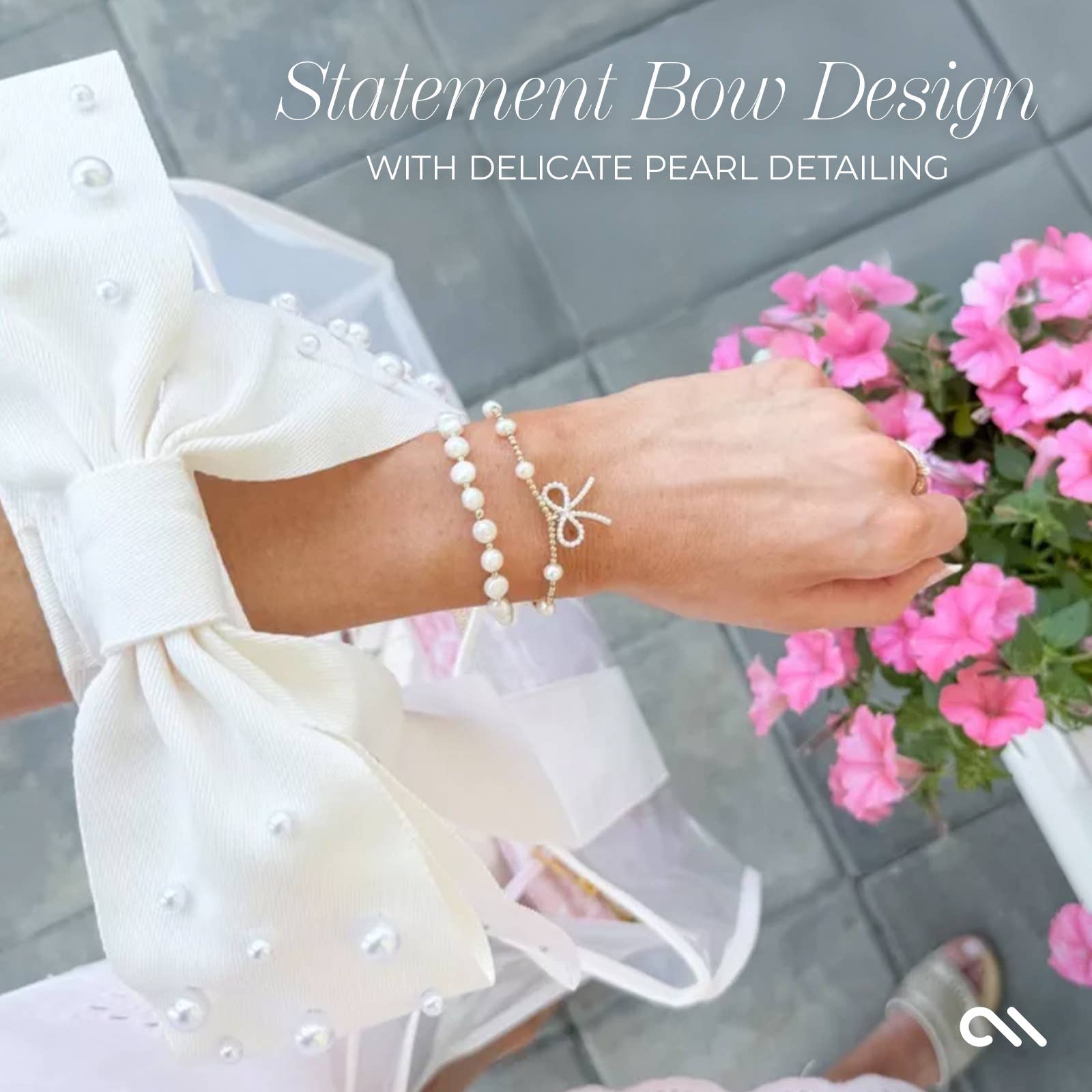 Special Edition Bow Ivory Pearl Beach Tote
