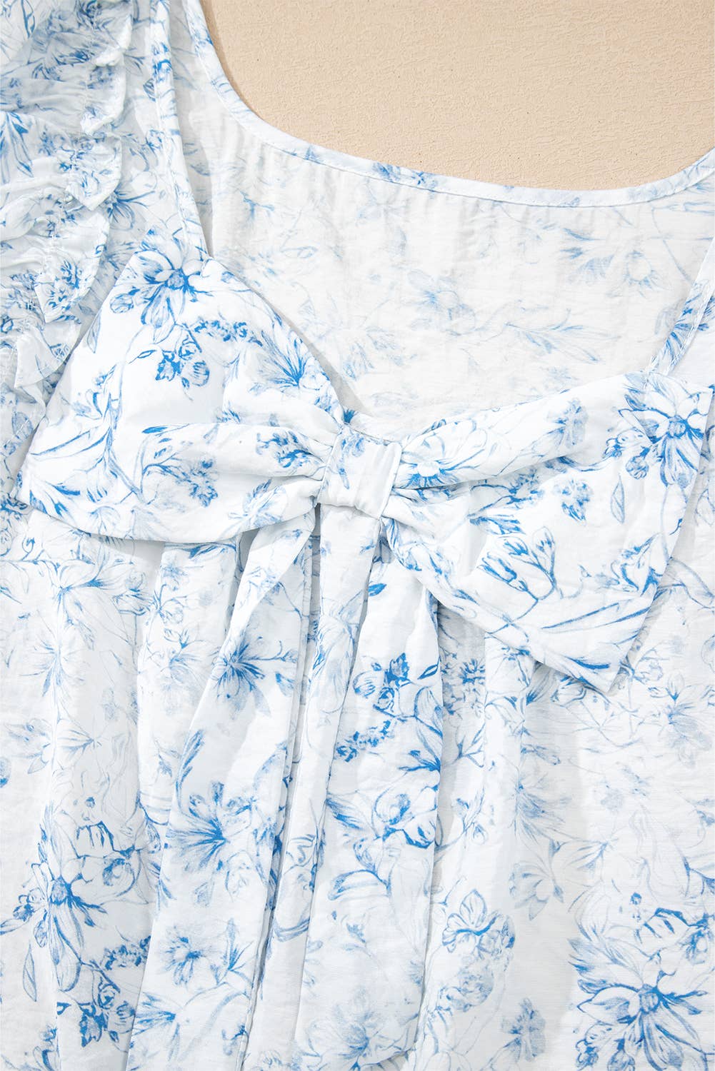 Ruffled Sleeve Blouse